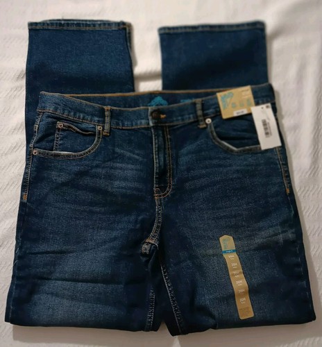 3Qty Boys Jeans 20 Husky Blue Denim Advanced Flex 360° Straight Fit Thereabouts - Picture 6 of 6
