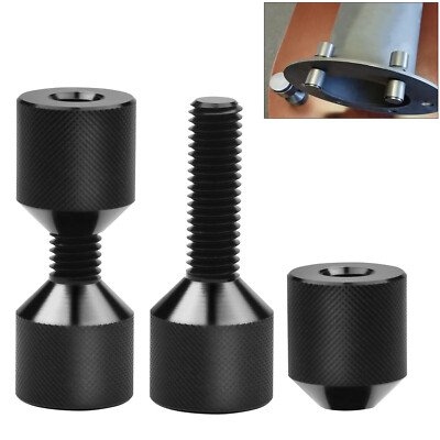 Black 1-1/8'' Two Hole Pins Set 6061 2 Hole Flange Alignment Pin with Anodized