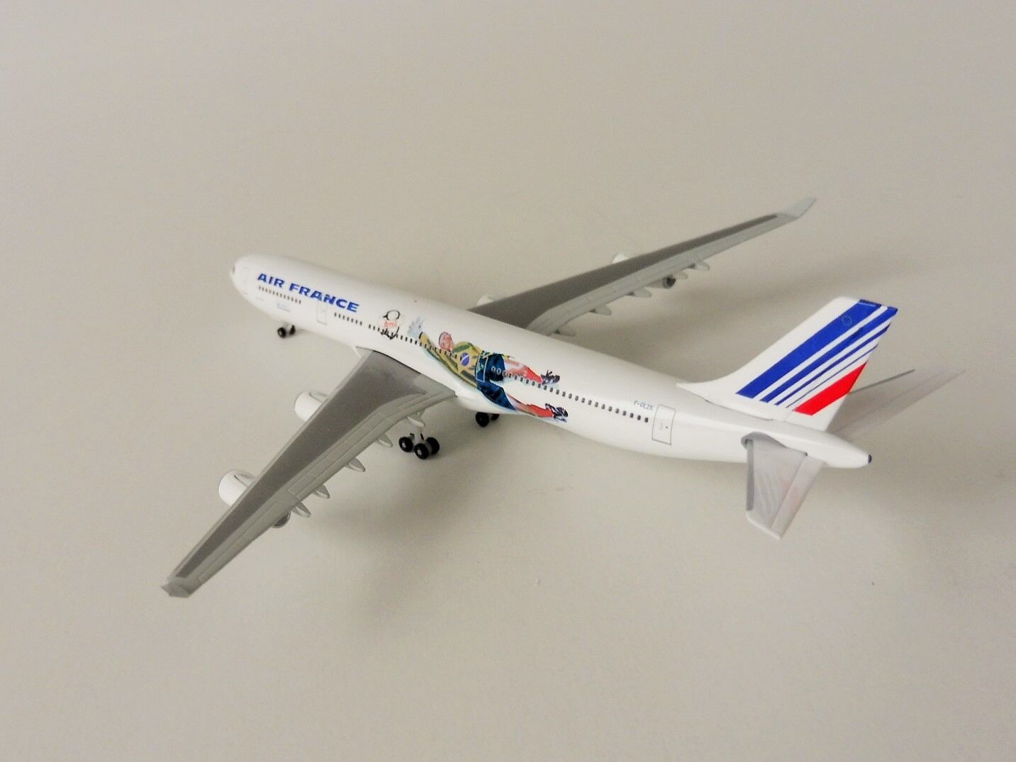 AIR FRANCE FOOTBALL 1998 Airbus A340-300 1/500 Herpa 531412 A340 A 340