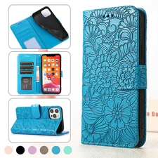 Fr iPhone 15 14 Pro Max 13 12 Magnetic Women Leather Wallet Flip Case Full Cover
