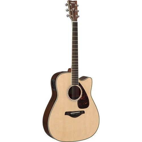 Yamaha FGX830C Natural Folk Cutaway Acoustic-electric Guitar