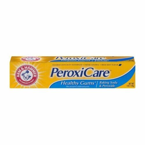 Arm & Hammer Peroxicare Fluoride Anticavity Toothpaste Fresh Mint 6oz Pak of 2 - Picture 2 of 4