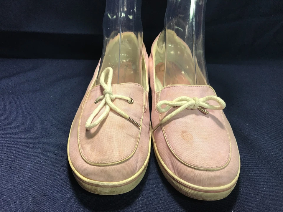 Zapato Deportivo Oxford Barco GRASSHOPPERS Para Mujer Talla 11M Rosa Lona Encaje Foto 3 de 4