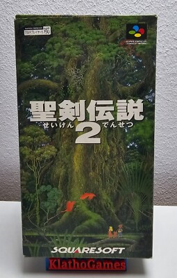 SNES Spiel - Secret of Mana / SeiKen Densetsu 2 (Jap Import) OVP  X137