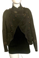 Share Spirit Japan Military Jacket In Charcoal Gray