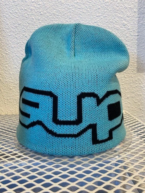 New Supreme Teal Wrap Logo Beanie