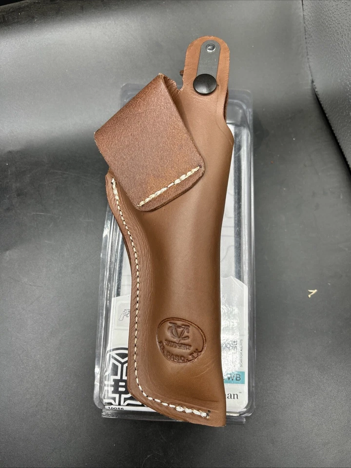 Bianchi Lawman 1L Holster Colt, Ruger Revolver, 4 5/8”, Leather, Left - Image 4 of 4