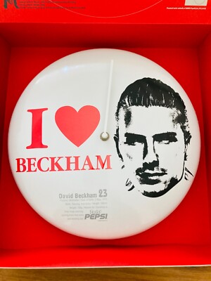 I ❤️ David Beckham Pepsi Get&Win Star Player Big Badge