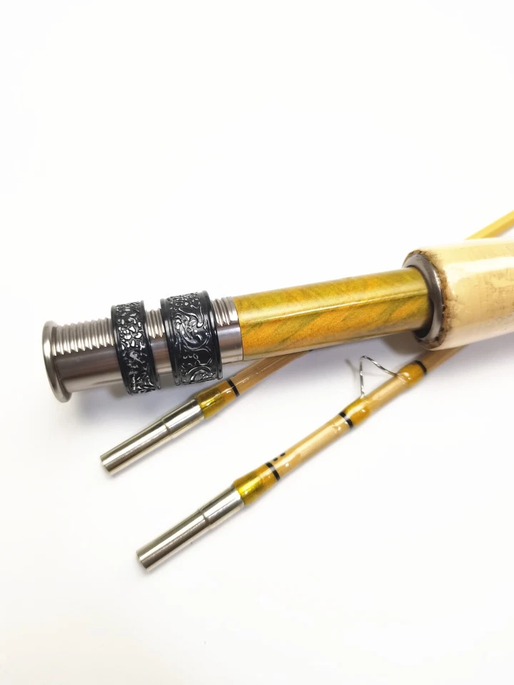 Handmade Bamboo Fly Rods 6' 6" 3 wt/Classic taper/Cane Poles/Fly Fishing Rods - Image 2 of 4