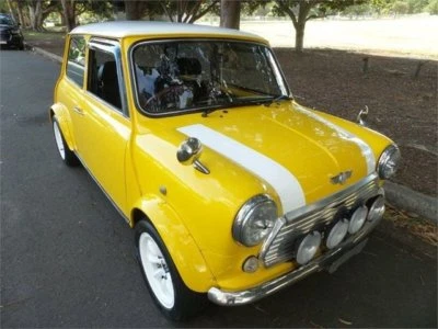 1994 Rover Mini Wide Body Cooper Yellow Manual Coupe Cars