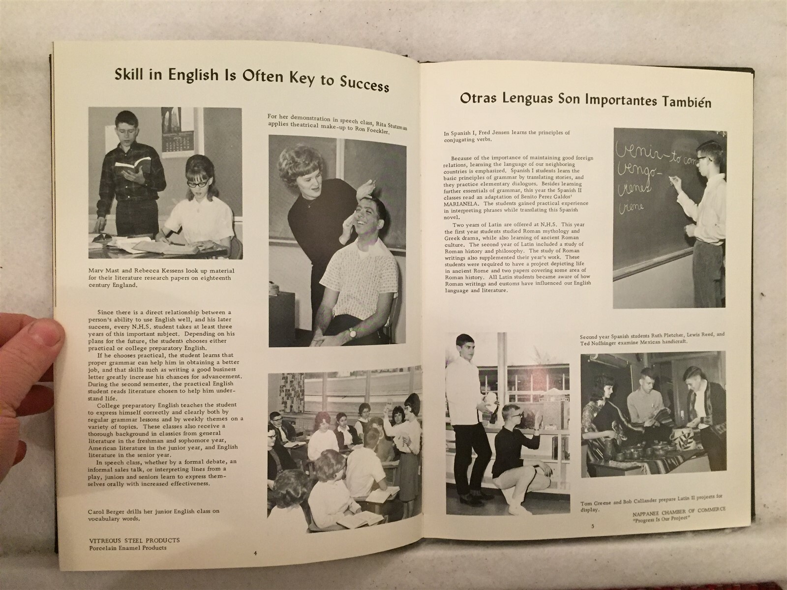 1964 Nappanee High School Annual Yearbook Indiana IN eBay