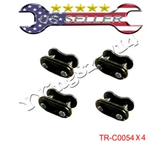 Pack of 4 415H Chain Master Link Connecting Link Motorized Bike Link for Scooter