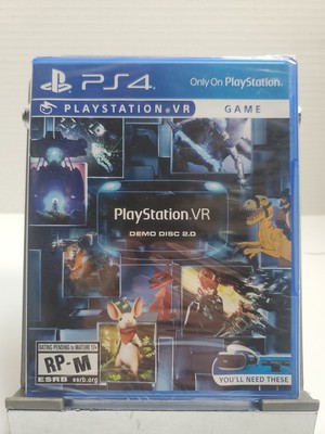PlayStation VR Demo Disc 2.0 PSVR 2 Sony Virtual Reality PS4. New. Sealed 
