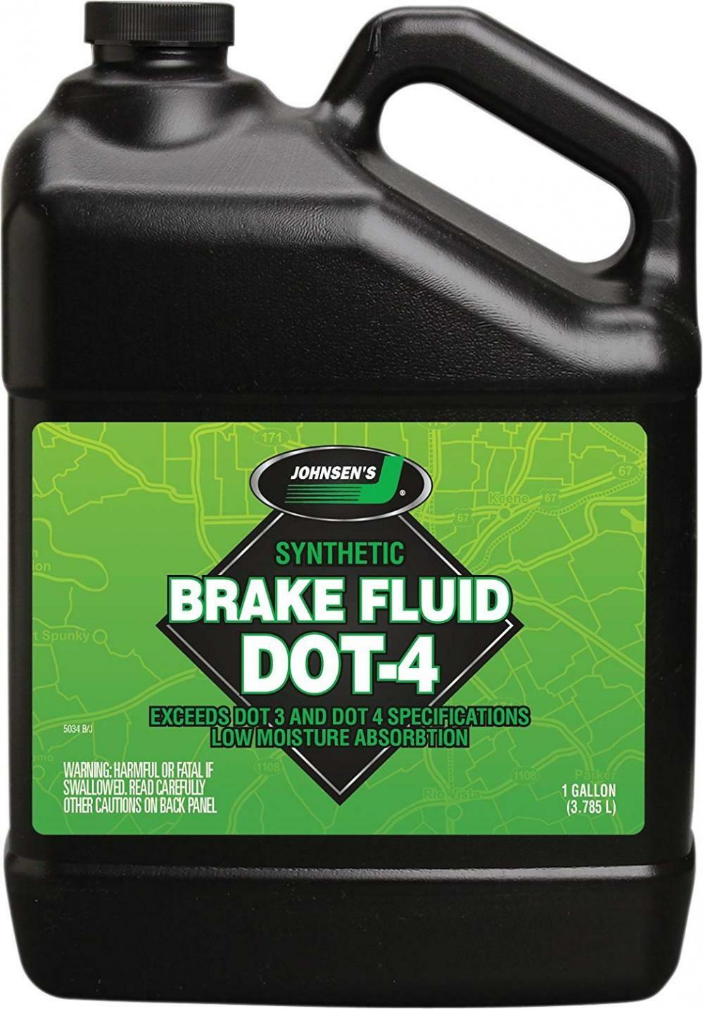 Johnsen's 5034 Premium Synthetic DOT4 Brake Fluid 1 Gallon 1 eBay