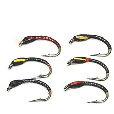 12 Stunning Quill Buzzers sz8 - Trout Flies by Iain Barr WCC Fly Fishing