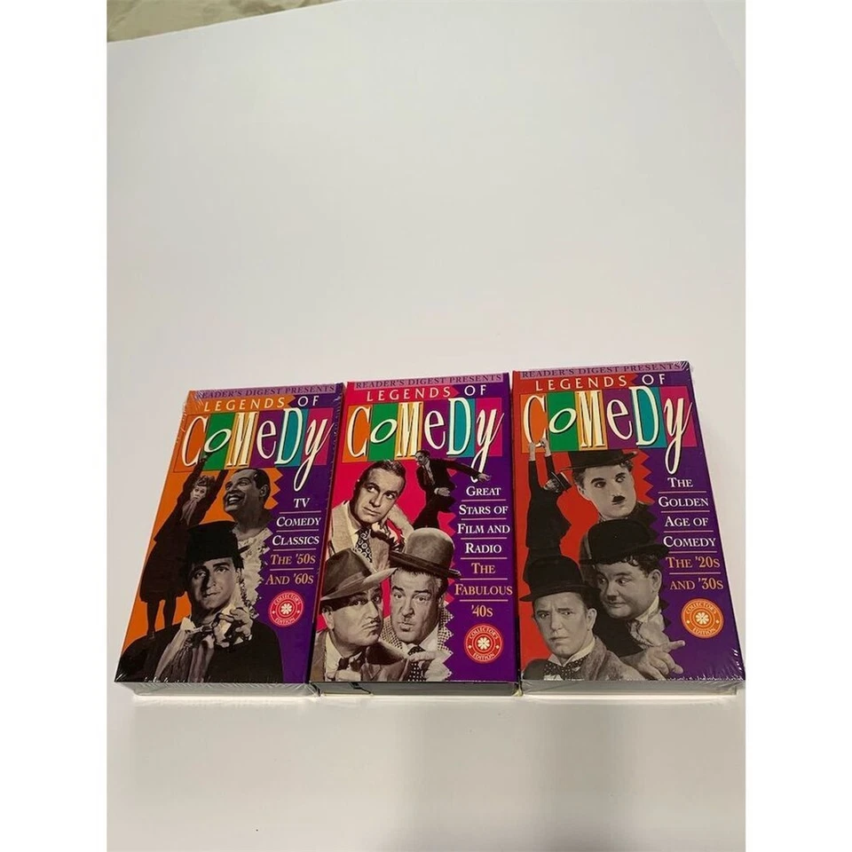 Legends of Comedy Collector's Edition VHS Set Reader's Digest 1920s-60s - Image 3 of 4