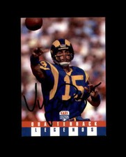 Vince Ferragamo Hand Signed 1991 Quarterback Legends Los Angeles Rams Autograph
