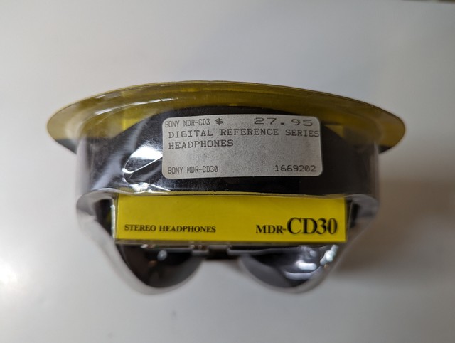 Sony Mdr-cd30 Stereo Headphones Digital 