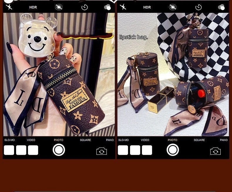 Llavero Mochila Llavero Mini Bolso Lápiz Labial Bolso Cartera Dije Bolso - 3.8" x 1.8" Foto 4 de 4