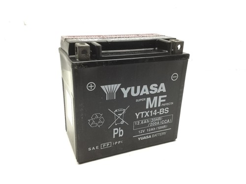 Batterie Original Yuasa YTX14-BS 12Ah Hyosung GV Adler 650 2005-2007 48493374413