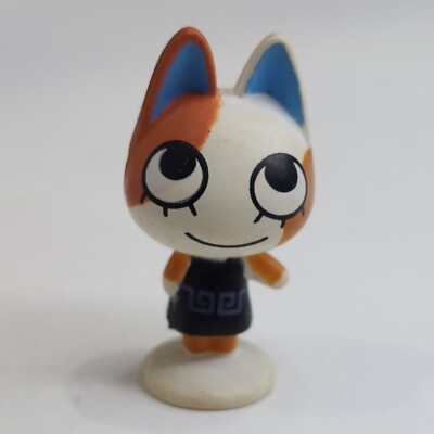 2001 Animal Crossing Playset 1'' Purrl Cat Mini Figure
