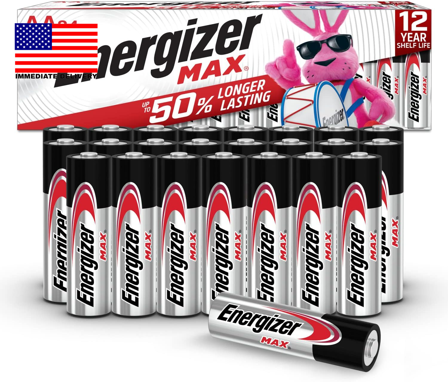 AA Batteries Double a Max Alkaline Battery, 24 Count ⭐⭐⭐⭐⭐-image