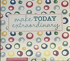 2024 Wall Calendar MAKE TODAY EXTRAORDINARY Uplifting Scripture Quotes 12 Month