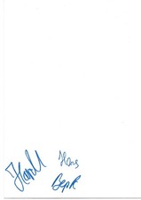 Gebrüder Blattschuss 1979 Autogramme signed 10x15 cm Karteikarte 