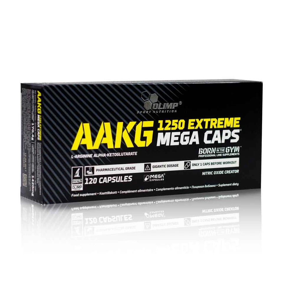 Olimp AAKG Mega Caps 120 Kapseln - Aminosäuren - Bild 1 von 1