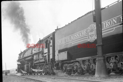 4CC732 NEG/RP 1958 DULUTH MISSABE & IRON RANGE RR LOK #222 ZWEI HAFEN MN