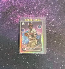 2022 Bowman Platinum Precious Elements Purple Elly De La Cruz #PE-16