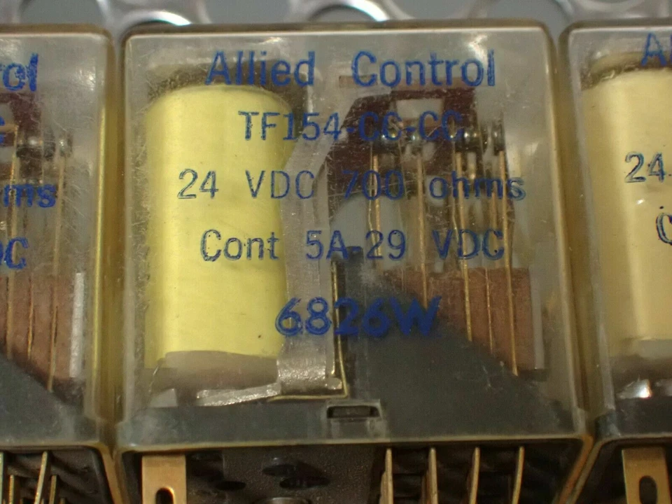 Allied Controls (5) TF154-CC-CC 24VDC (4) T154-CC-CC 24VDC (1) TS154-CC-CC Relay - Image 3 of 4
