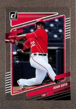 2021 Panini Chronicles Clearly Donruss 5 Juan Soto Blue Foil /50