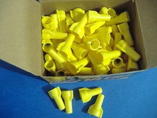 100 GARDNER BENDER YELLOW WING GARD WIRE CONNECTOR CONICAL NUTS
