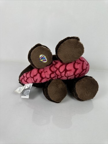 GANZ Webkinz Cocoa Dinosaur 8" Plush Toy Stuffed Animal Brown Red HM338 No Code - Picture 9 of 11