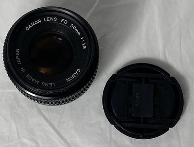 Canon Lens FD 50MM 1:1.8 S.C. Lens for 35mm SLR Film Camera *GOOD