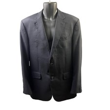 Jos. A Bank Joseph Navy Wool Blazer 42L Mens 2 Button Sport Coat Business Jacket