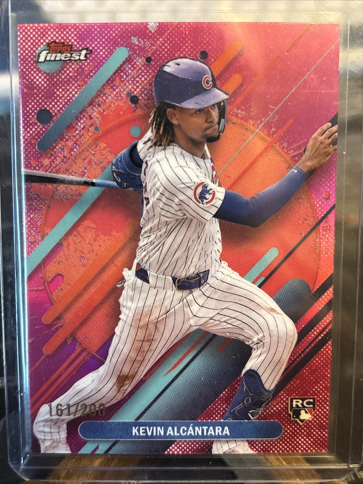 2025 Topps Finest - Rare Kevin Alcantara #212 Magenta Refractor /200 (RC)