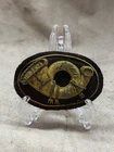 Civil War Era Infantry Bullion Hunting Horn Hat Badge – Gold Wire Embroidered