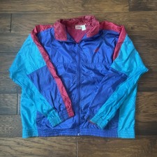 Vintage Early 90s Nike Color Block Windbreaker Jacket Men's Extra Large Vented