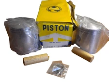 NOS MC 57mm 1.00 O/S Piston Set Fits: Yamaha YDS2 YDS-2 YDS-1 YDS1 150-11638-00