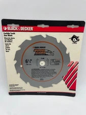 Black & Decker Wood Hawk C2020 Carbide Tooth Saw Blade 6.5" 73-590 USA Brand New