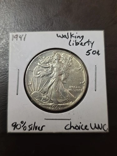 1941 Walking Liberty Half Dollar - Choice UNC
