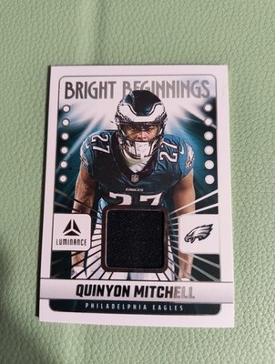 Panini 2025 Panini Luminance Bright Beginnings Quinyon Mitchell Patch