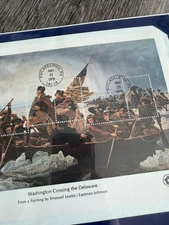Washington Cross the Delaware Bicentennial Postmark May 1976 First Day Cover
