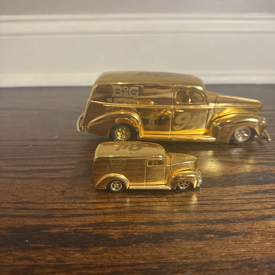 Bill Elliott's Edición Limitada 1 de 4.998 Varilla Oro 24K Stock 1940 Ford 1/18 SD Foto 2 de 3