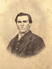 Civil War CDV Photo From A Kentucky Confederate Album Nice Pose From Life