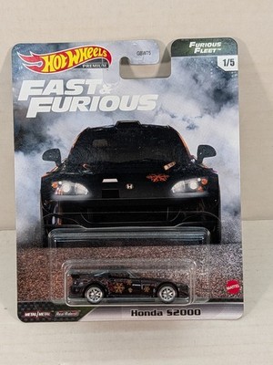 Hot Wheels Premium Fast & Furious Fleet 1/5 Honda S2000 Black