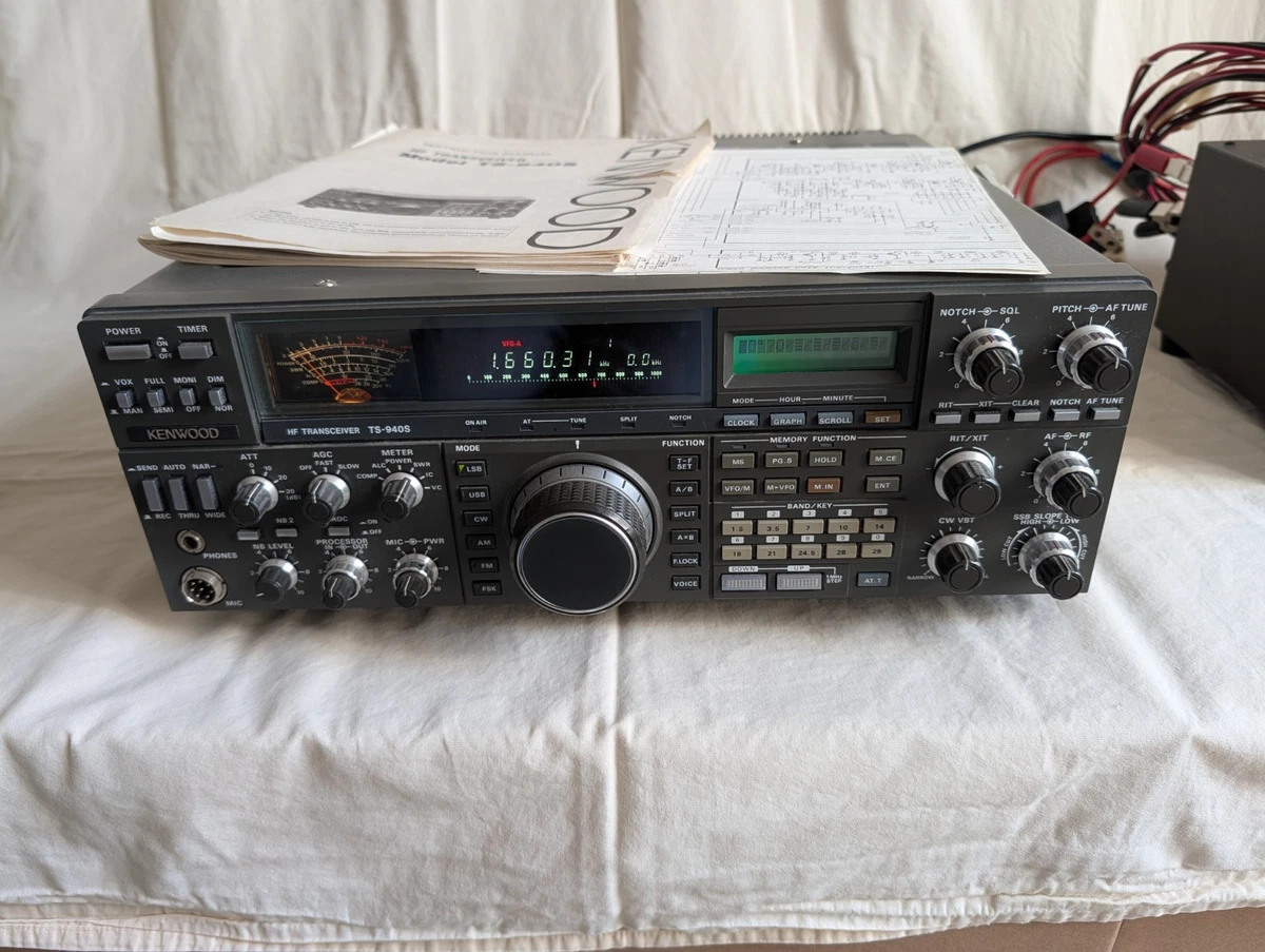 KENWOOD TS-940V HFトランシーバー Kenwood TS-940S HF TRANSCEIVER AM/FM Ham Radio Used Tested | eBay