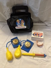 VTG Fisher Price Doctor Kit Doctor's Bag Medical W/ Original Accessories 1987